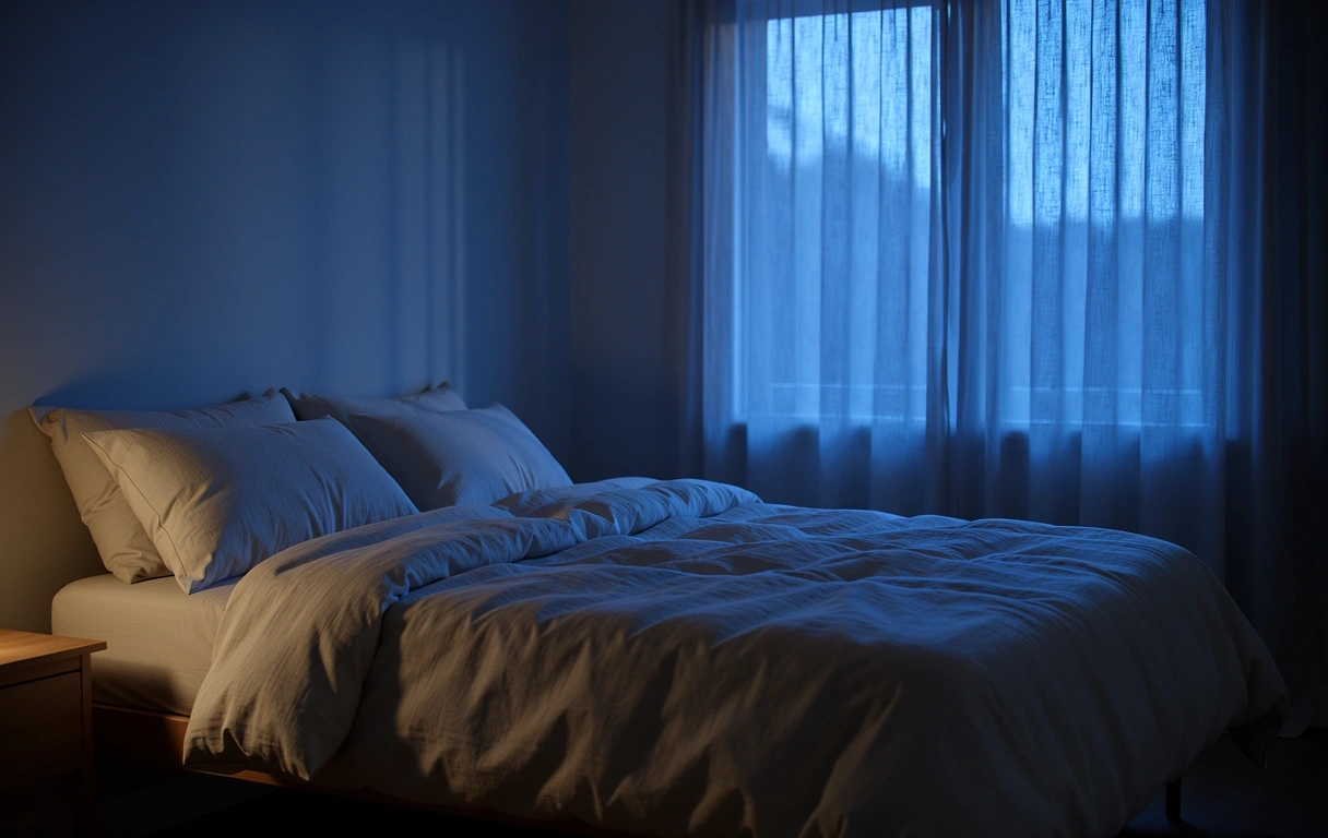 Ambiance sereine propice au repos nocturne